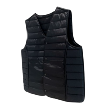 빈센트 자체제작 브이넥 패딩 조끼