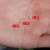 다소미얼 Jun.30 9번 작은 낚시는 작은 낚시에 구식 날카로운 낚싯바늘을 잘 매서 초보 낚시에 가는 낚시를 잘 묶는다.Z, 0.1 호, 금 소매 에 가시 가 있다.