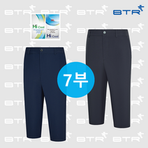 [비티알] 루헨M(S) 골프 남성 봄여름 스판 밴드 7부바지 BSP0831M