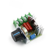 SCR 전압 조정기 AC 220V 2000W 모터 속도 조절기 조광기 스위치 온도 전자 모듈