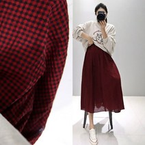 더옷장 스카이워크 체크샤 스커트