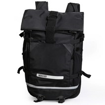 대용량 발광 등산 가방 승마 배낭 남성 다기능 컴퓨터 여행 배낭 조수 브랜드 가방, 블랙