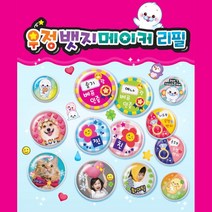 리필용 어린이 캐릭터 자석 뱃지 만들기 eq 키카 메이커 아기장난감 지능개발 iq 토이