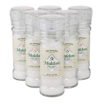 Maldon Salt Company Maldon Sea Salt Flakes 말돈솔트컴퍼티 말돈 씨솔트 플레이크 1.9oz(55g), 6개, 55g