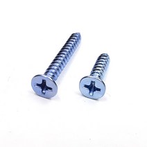 탭핑 피스 소량 1종 접시머리 철 백색 SS400 M6 x 50 (20개)