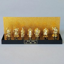 개운 칠복신 인형 판재천 비사문천 복록수 수로인 천주머니 에비스천 오구로텐 세트