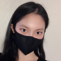 산소마스크 인견 마스크 블랙 소, 1개입, 1개