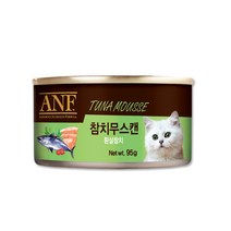 ANF 캣 참치&연어 치킨 순살 게맛살 새우 95g 고양이간식, ANF참치무스캔95g