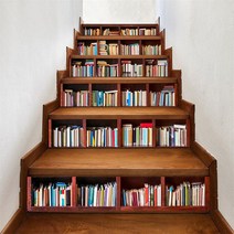 계단리프트 모든지형 아랍어 스타일 계단 스티커 DIY 비닐 자체 접착 방수 이동식 벽지 바닥 홈 장식, 12 LT058_01 6pcs x 18x100cm