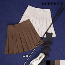 루비루비 옆지퍼 테니스 플레어 스커트 (R23SK019)