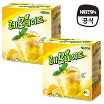 네슬레 레모네이드 믹스 40T x 2박스, 단품, 단품