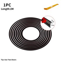 자동차리프트 간이리프트 이동식 자동차 창 리프트 씰 ing 스트립 고무 사이드 블로킹 소재 V 모양 Weather, 02 2M