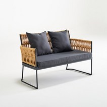 리브이지 라스칼라 로프 소파 테라스 거실 대기실 2인 소파, 내츄럴