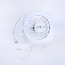 공기순환기 미세먼지 환기시스템 화장실 벽 욕실 당김 와이어 변경 환풍기 음소거 대형 흡입 배기 팬 창, 02 6inch