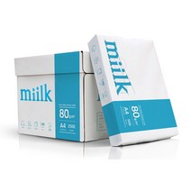 핫템 밀크 A4용지 A4 복사용지 80g 2500매 1박스