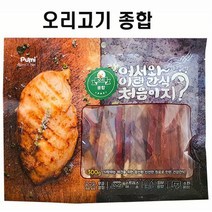 푸르미 반려견 어서와 이런간식 처음이지 건조 간식, 5개, 오리고기종합