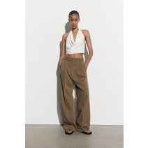 독일 자라 ZARA 드레이프 홀터 탑
