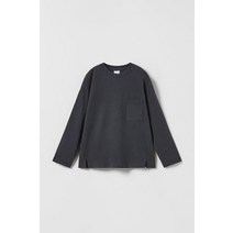 자라 ZARA 키즈 포켓 플레인 티셔츠 - 콜 그레이 베이비 222748397