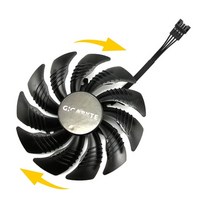 88MM PLD09210S12HH T129215SU 기가바이트 GeForce GTX1060 1070 GTX 1050ti GTX 960 RX570 RX470 그래픽 카드용 4핀 쿨러, B