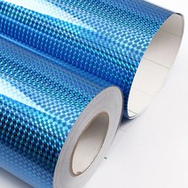 홀로그램 시트지 금속 실버 골드 헤어라인, 17번.IT-P520 스퀘어블루(길이20cm)