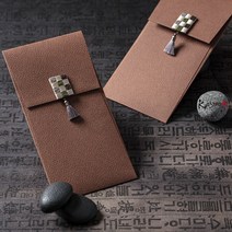 고유세로타슬상품권봉투, 레드브라운