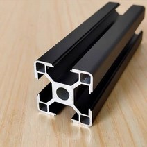 CNC조각기 1/2pcs 100mm-1000mm 3030 3060 4040 4080 블랙 T-슬롯 알루미늄 Extrusions CNC 레이저 조각 기계에 대 한 프로파일 프레임, [15] 800mm, [04] 3060 Black 2pcs