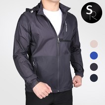 스타일랑 콜디션 남성 숨쉬는 에어메쉬 후드 탈부착 바람막이 점퍼_간절기 출퇴근 운동복 외출복