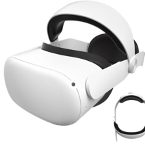 3D VR AR 스마트안경 블루투스 Shinecon OS01 조절식 헤일로 스트랩 오큘러스 퀘스트 2 지지력 증가 얼굴 압력 감소 편안한 액세서리, [01] Only head strap