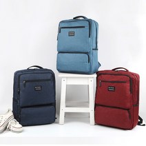 남녀공용 깔끔한 사각 백팩