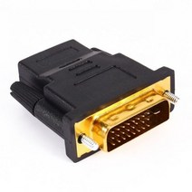 HDTV 모니터 디스플레이 용 H D M I Female HD 케이블에 양방향 HDMI 호환 DVI 어댑터 24 1 핀 남성 금도금, [01] Bidirectional, [01] Adapter only