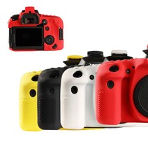 부드러운 실리콘 고무 케이스 커버 스킨 캐논 EOS 90D 카메라, 화이트