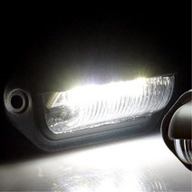 용달 대형트럭 LED 번호판등 언더 램프 12V 24V 캠핑카 굴삭기 화물덤프 차, 24V용, 1개