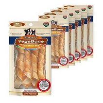 베게브랜드 스마트 베게본 꽈배기 덴탈껌 4p, 치킨 + 밀크 혼합맛, 25개