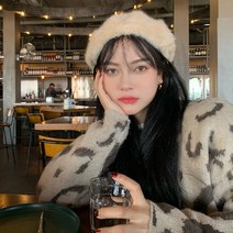 뽀글이 여성 겨울 클래식 베레모자 인싸템 얼굴을 내밀다 동그란 적합 의 단아한 화가모자 3765112165