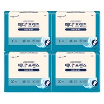 속기저귀 메디프렌즈 성인용 기저귀 라운드형 패드, 30매x2팩