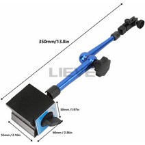 다이얼 게이지 유연한 마그네틱베이스 홀더 스탠드 유니버설 스탠드 다이얼 테스트 표시기 게이지 도구, 01 base