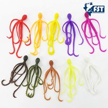 피싱템 오이시 타코웜 참돔 타이라바 웜 스커트 UV 케이무라 4개입, 피싱템 오이시 UV 타코웜, CLP [콜라펄]