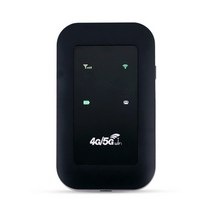미니 블랙 4G 라우터 와이파이 리피터 신호 증폭기 네트워크 확장기 모바일 핫스팟 무선 Mifi 모뎀 SIM 카드 슬롯, 검은색