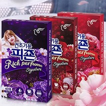 건조기 시트 옷장 자동차 서랍 방향제 건조기용 유연제 리치퍼퓸 40매 3종, 미스틱레인