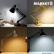 마켓비 독서등 단스탠드 책상 집게조명 이케아 북라이트, TEMPAT 단스탠드 E26레드+전구(주광색)