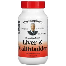 크리스토퍼스오리지널포뮬러 리버 갈블레더 425mg 베지캡슐 100정, 3병