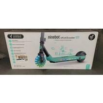 세그웨이 Zing A6 나인봇 eKick Electric Scooter Light Up Front Wheel - Teal/Grey