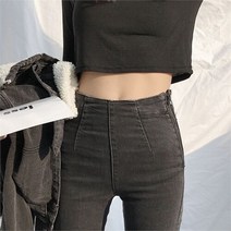 셀러허브 여성패션 [오노마] ONM F006521_(스판) 하이웨이스트 옆지퍼 스키니진 청바지
