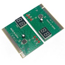 PC 진단 포스트 카드 2 자리 PCI 어댑터 메인보드 테스터 분석기 플라스틱 금속 컴퓨터에 높은 안정성 코드