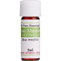 일본직발송 6. EASE-AROMA(イーズアロマ) EASE 아로마 오일 에센셜 오일 로즈 앱솔루트 2ML AEAJ 정유 B0, One Color