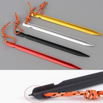 캠핑 텐트 천막 Y형 메탈 고정 핀 팩 타프 그늘막 스텐 야유회 야외 행사, 기본