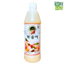 청솔 복숭아 원액 835ml, 1