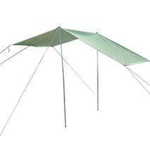차박 텐트 도킹 쉘터 꼬리 원터치 모닝 렉스턴 레이 쏘렌토 카니발 차박용 car side awning roof top tent for car tent for rest 135, 초록, 협력사, 440x200cm