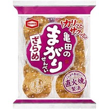 일본 센베이 쌀과자 가메다제과 마가리 센베에자라메 12장