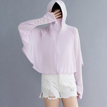 집업 후드 티셔츠 래쉬가드 여성 여름 승차 긴 소매 자외선차단 배기 초슬림 가디건 와이드 루즈핏 숄 레쉬 2148584325